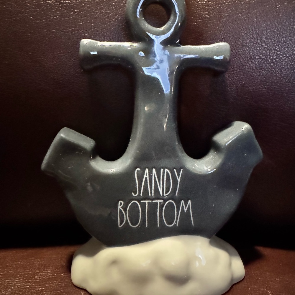 Rae Dunn Sandy Bottom Anchor Decor